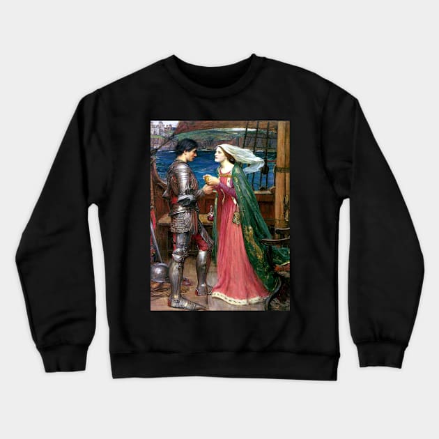 Tristan and Isolde - John William Waterhouse Crewneck Sweatshirt by forgottenbeauty